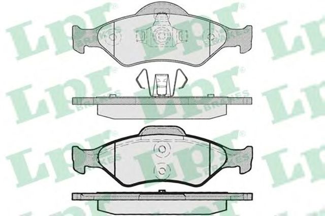 Тормозні колодки 05P795 LPR