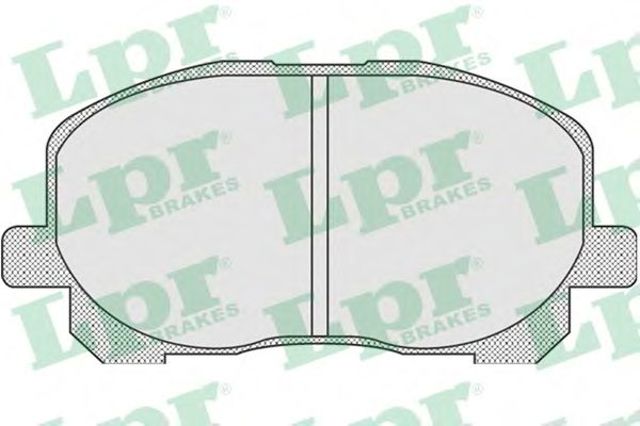 Передні гальмівні колодки 05P904 LPR