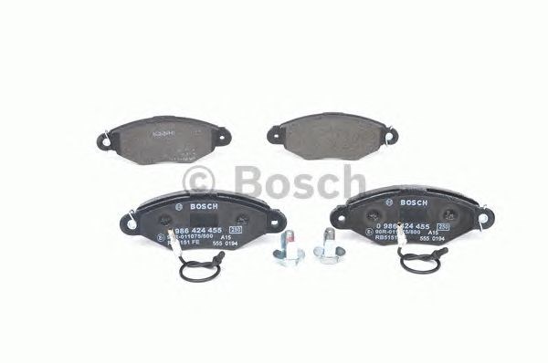 Дискові гальма 0986424455 BOSCH