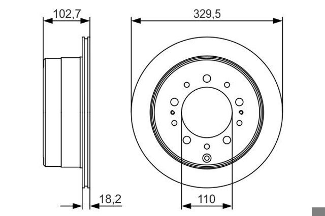 Дискові гальма 0986479R15 BOSCH