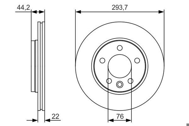 Дискові гальма 0986479S06 BOSCH