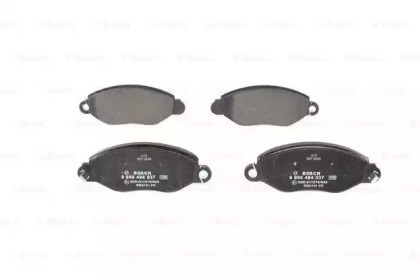 Передні гальмівні колодки 0986494037 BOSCH