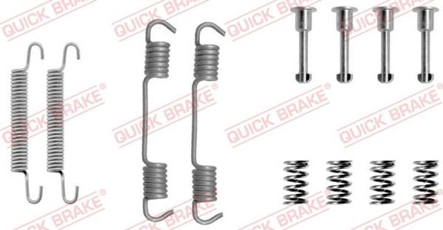 105-0708 quick brake комплект пружинок колодок ручника bmw 3 (e36)/z3 (e36) 91-03 (ate) 105-0708