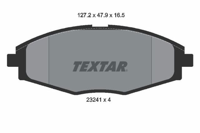 Колодки передні 2324102 TEXTAR