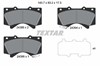 Колодки передні 2438601 TEXTAR