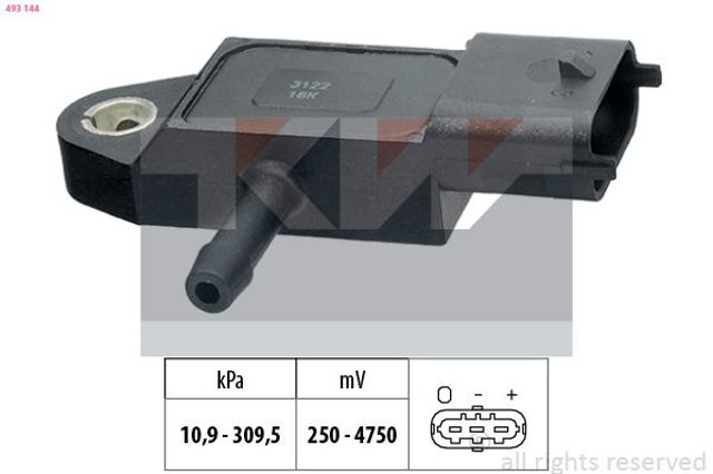 Датчик абсолютного тиску 493144 KW