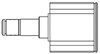 Шарнір кутових швидкостей внутрішній передній 624010 GSP