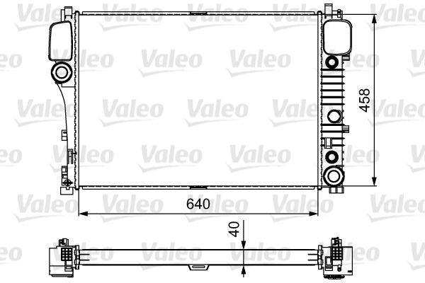 Радіатор основний 735299 VALEO