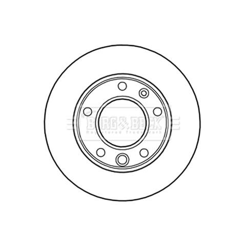 Ротор гальмівний BBD5134 BORG&BECK