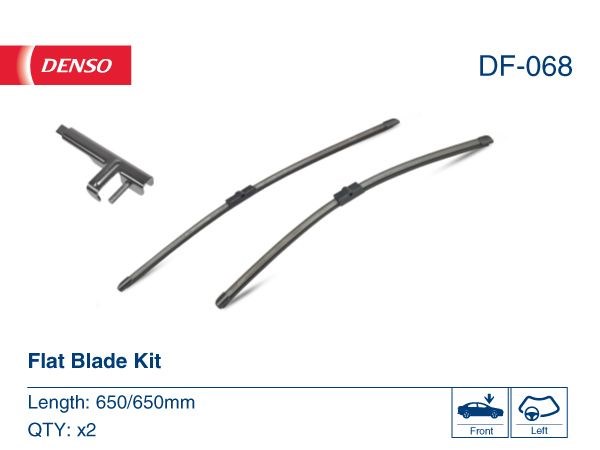 Щітка склоочисника лобового скла, водійська DF068 DENSO