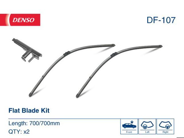 Щітка склоочисника лобового скла, водійська DF107 DENSO