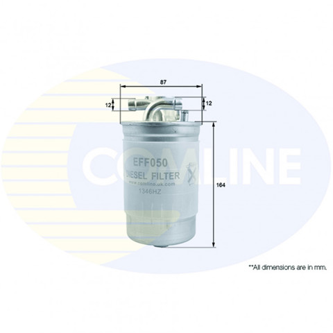 Фільтр-відстійник палива грубої очистки EFF050 COMLINE