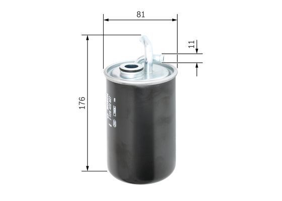 Фільтр паливний F026402827 BOSCH