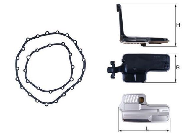 Фільтр АКПП HX192D MAHLE