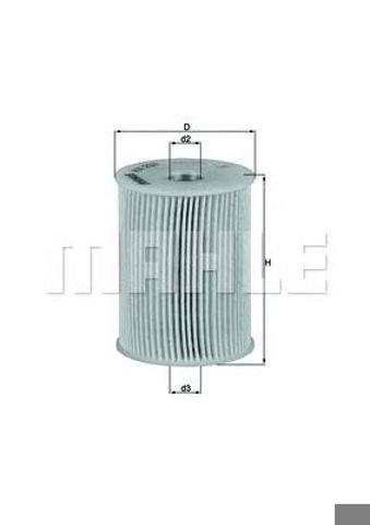 Фільтр паливний KX231D MAHLE