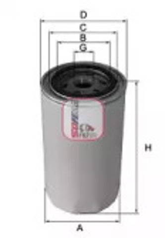 Фільтр очищення масла відцентровий S3593R SOFIMA