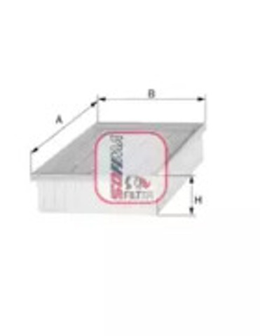 Фільтр повітряний S3596A SOFIMA