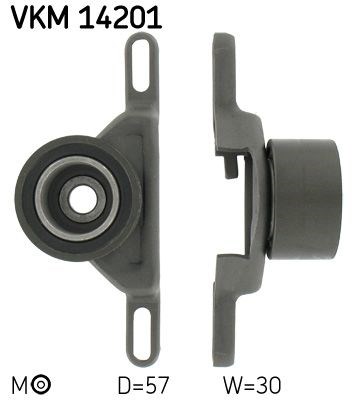 Ролик натягувача ременя ГРМ VKM14201 SKF