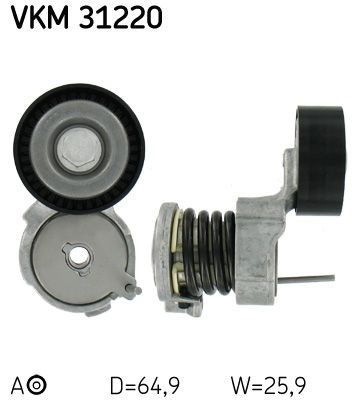 Натяжна планка поліклинового ременя VKM31220 SKF