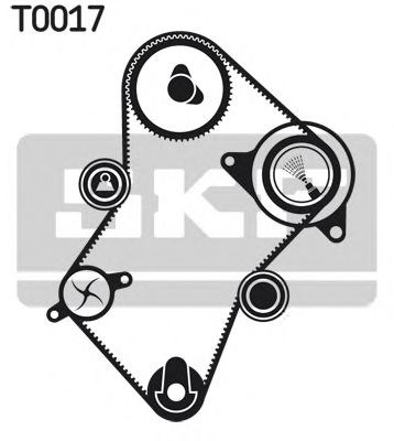 Комплект ГРМ VKMC03244 SKF