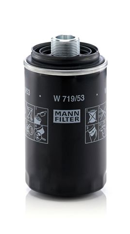 Фільтр масляний грубої очистки (повнопотоковий ф.) W71953 MANN