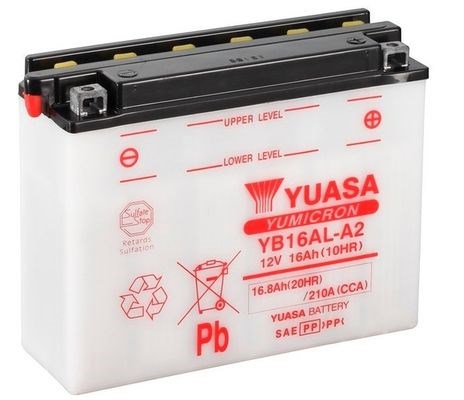 Авто акумулятор YB16ALA2 YUASA
