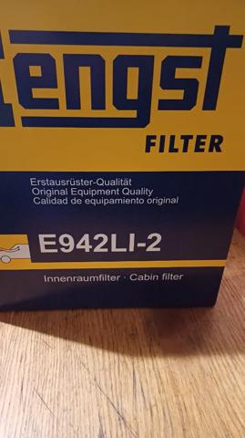 Фільтр повітряний обігрівача E942LI2 HENGST