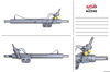 Рульова рейка 49001EA010 NISSAN