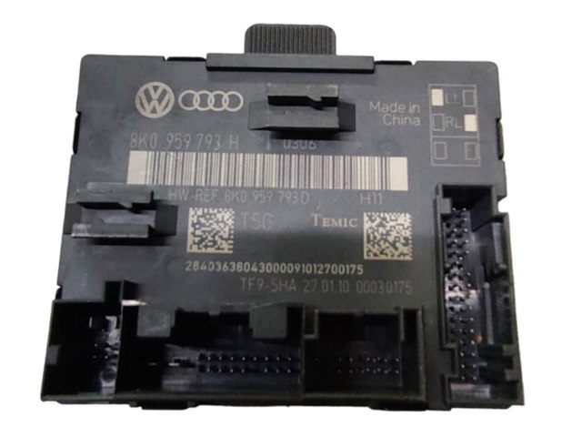 Блок комфорту передніх дверей 8K0959793D VAG