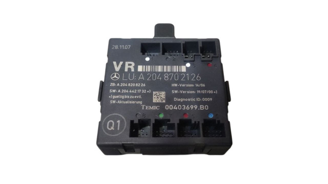 Блок комфорту передніх дверей A2128203785 MERCEDES