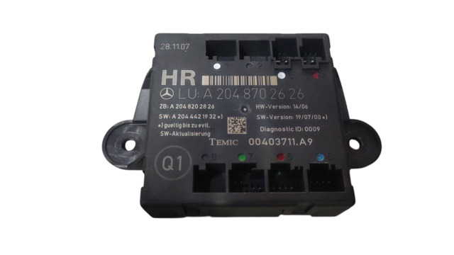 Блок комфорту задніх дверей A2129004414 MERCEDES