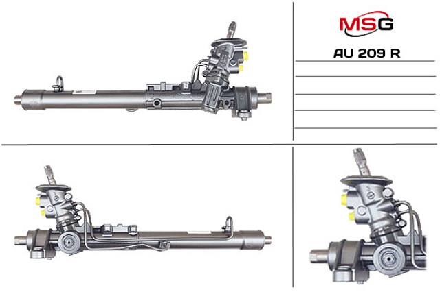 Рульова рейка AU209R MSG Rebuilding