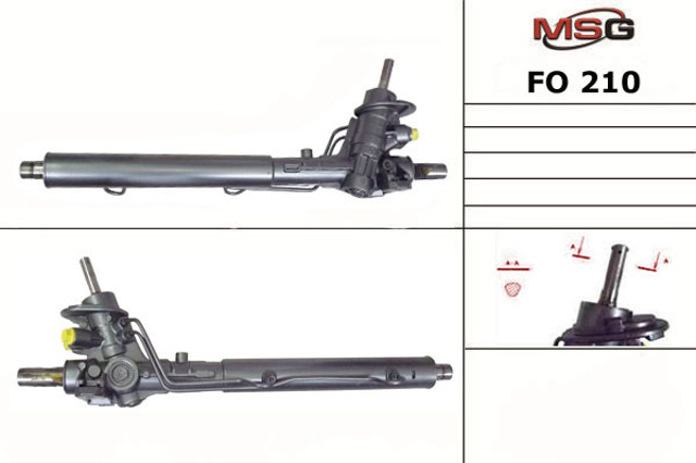 Рейковий рульовий механізм FO210 MS GROUP