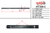 Вал / шток рульової рейки HY226C MS GROUP