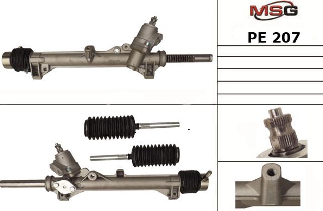 Рульова рейка PE207 MS GROUP