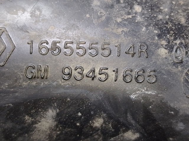 Патрубок повітряний, вхід повітряного фільтра 165555514R RENAULT