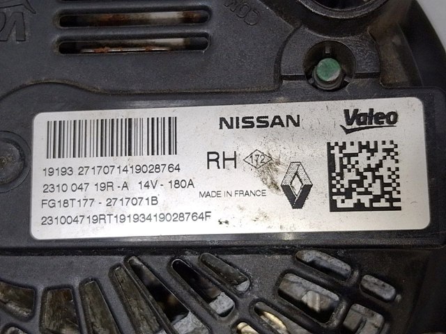 Генератор 231004719R RENAULT
