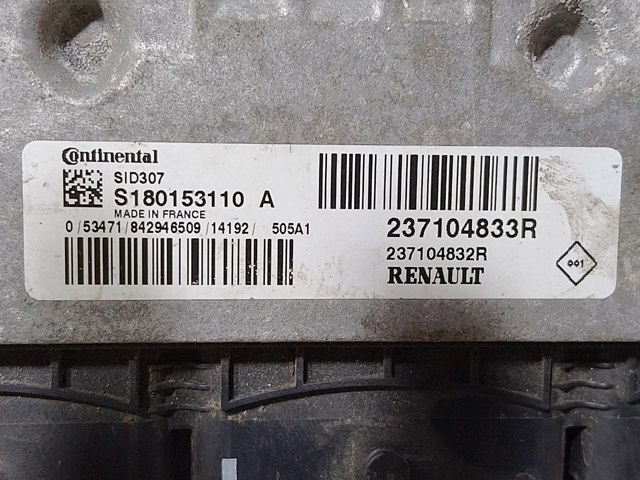 Модуль управління двигуном 237104833R RENAULT