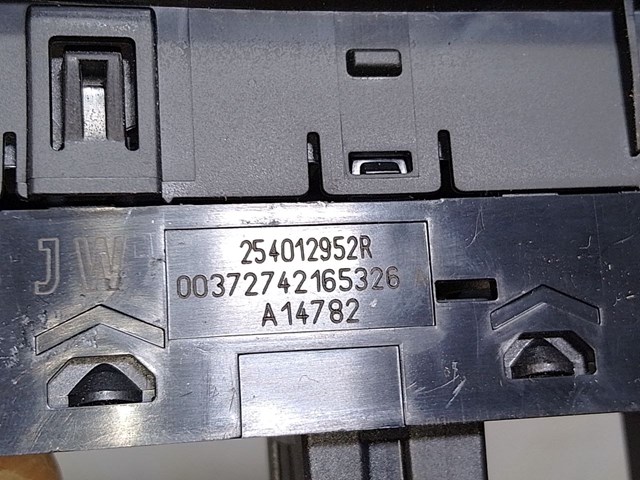 Кнопковий блок керування склопідіймачами передній лівий 254012952R RENAULT