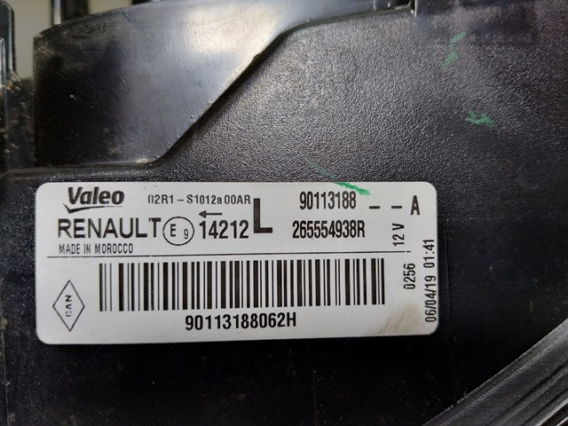 Задня ліва фара 265554938R RENAULT