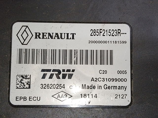 Блок стоянкового гальма 285F21523R RENAULT