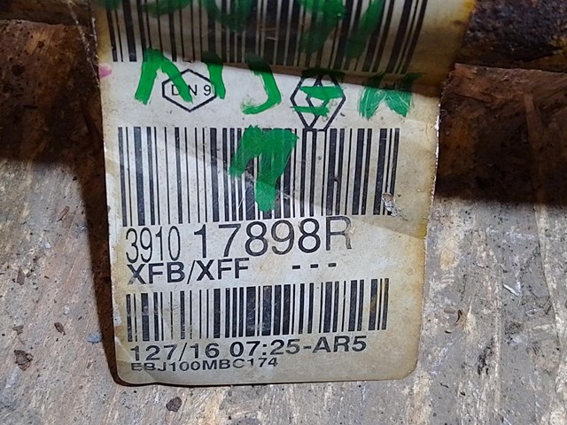 Привід передній лівий 391017898R RENAULT