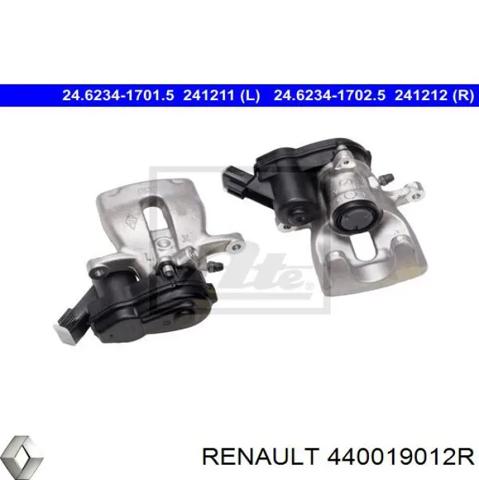 Супорт гальмівний задній правий 440019012R RENAULT