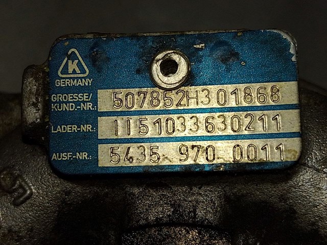 Турбонаддув 54391015083 RENAULT