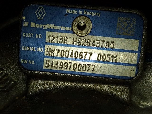 Турбіна 54399700077 RENAULT