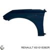 Крило переднє ліве  на Renault Megane IV hatchback (B9A/M) (01.15 - 01.00) 1.5 dCi 110 (B9A3) K9K 656 631015392R