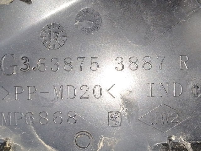 Молдинг переднього лівого крила 638753887R RENAULT