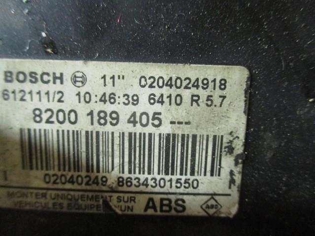 Підсилювач гальм вакуумний 8200189405 RENAULT