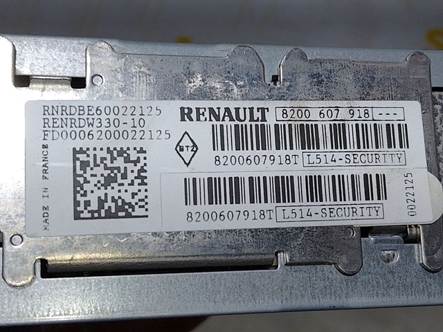 Магнітола 8200607918 RENAULT