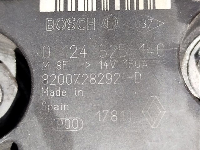 Авто генератор 8200728292 RENAULT